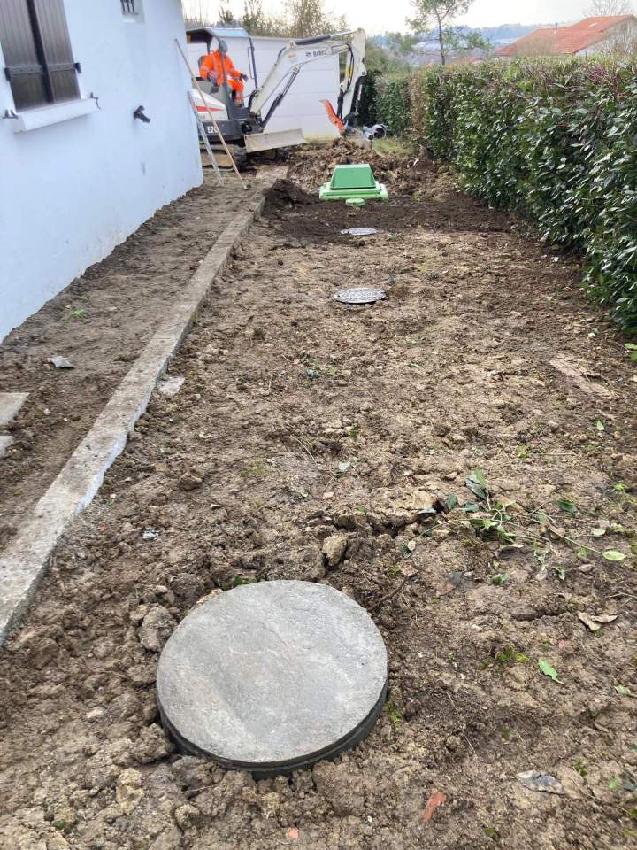 Assainissement rebouché