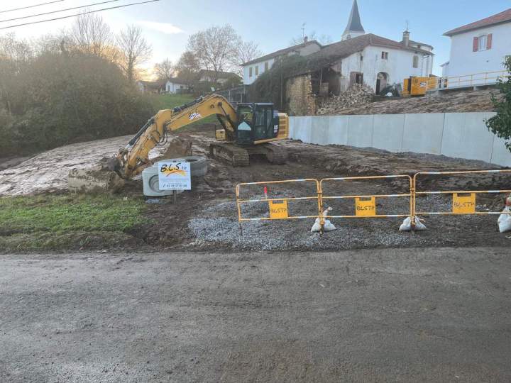 Parking murs préfas