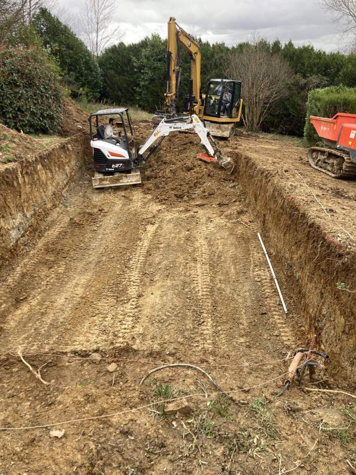 Terrassement piscine